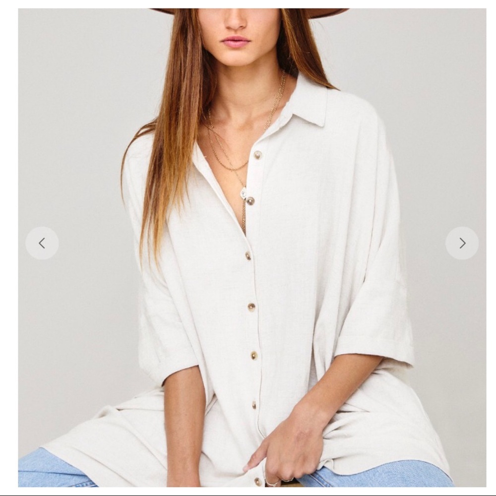 ✨LAST ONE✨Absolutely fabulous Overfit shirt tunic - Picture 5 of 6